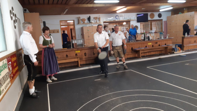 Einweihungsfeier unserer umgebauten Stocksporthalle