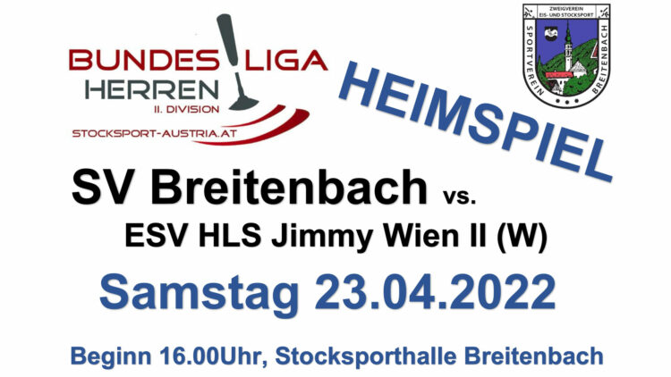 Bundesliga Heimspiel gegen ESV HLS Jimmy Wien 2
