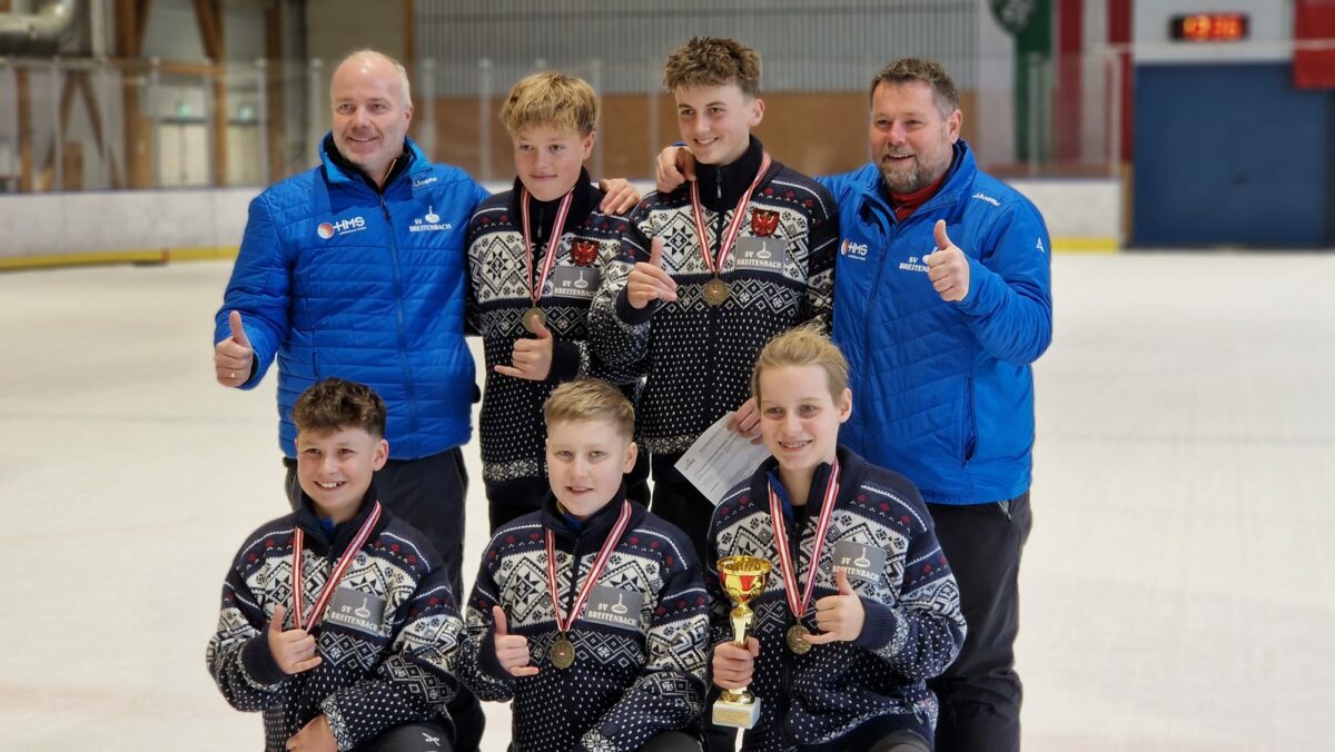 Triumphaler 3. Platz des SV Breitenbach bei der ÖM U14